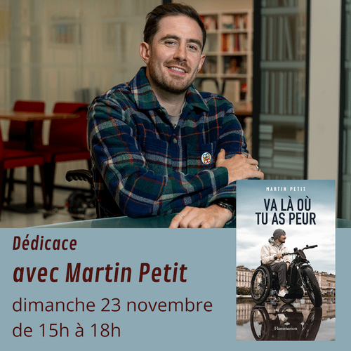 Dédicace avec Martin Petit à la Géolibri