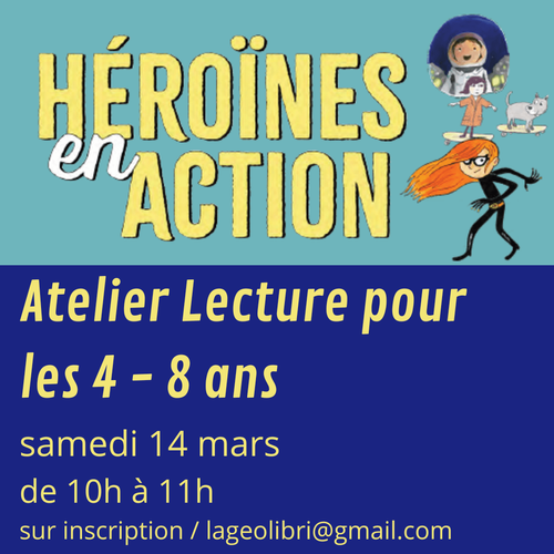 Atelier Lecture pour les 4 - 8 ans à Librairie La Géolibri 