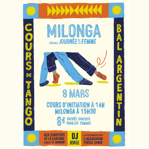 TANGO & MILONGA (journée de la femme) - Jorge Rodriguez & l’asso Perla Tango