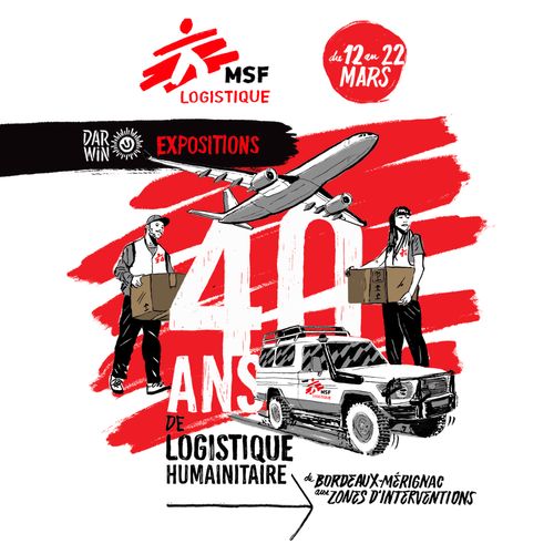 40 ans MSF logistique - exposition, rétrospective 