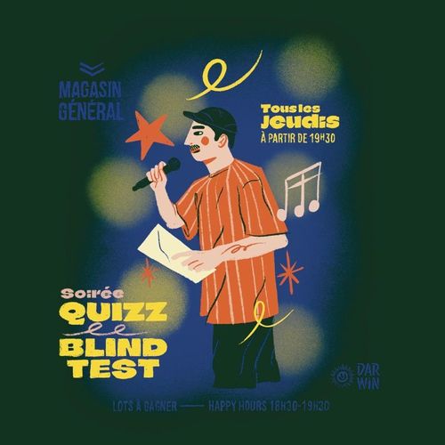 SOIREE QUIZ / BLIND TEST AU MAGASIN GÉNÉRAL