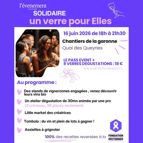 UN VERRE POUR ELLES - Fondation des Femmes