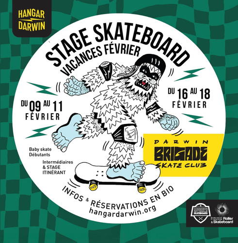 Stages de skate - Vacances de février